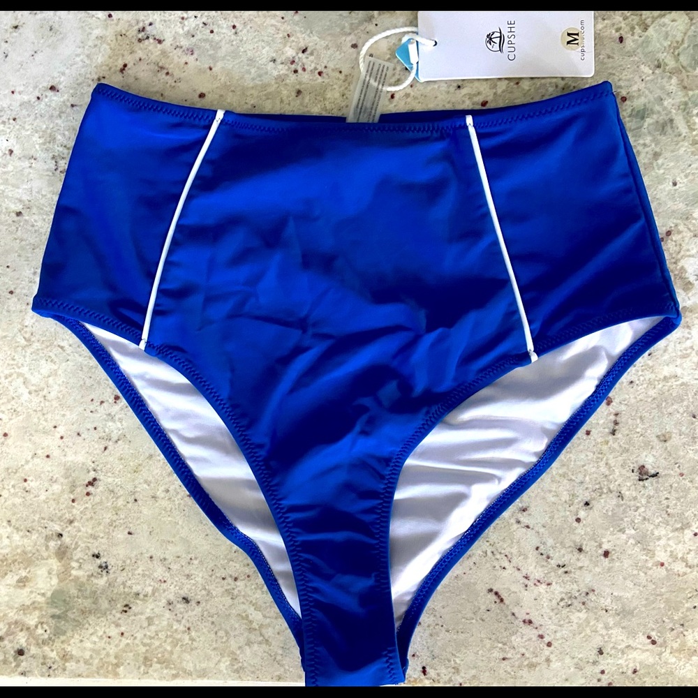 Cupshe high waisted swimsuit bottoms NWT